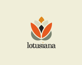 Lotusiana Logo Design