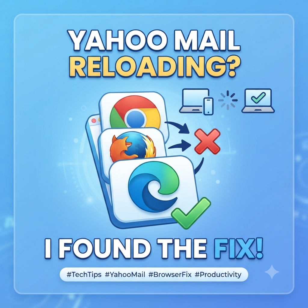Yahoomail constant reloading fix